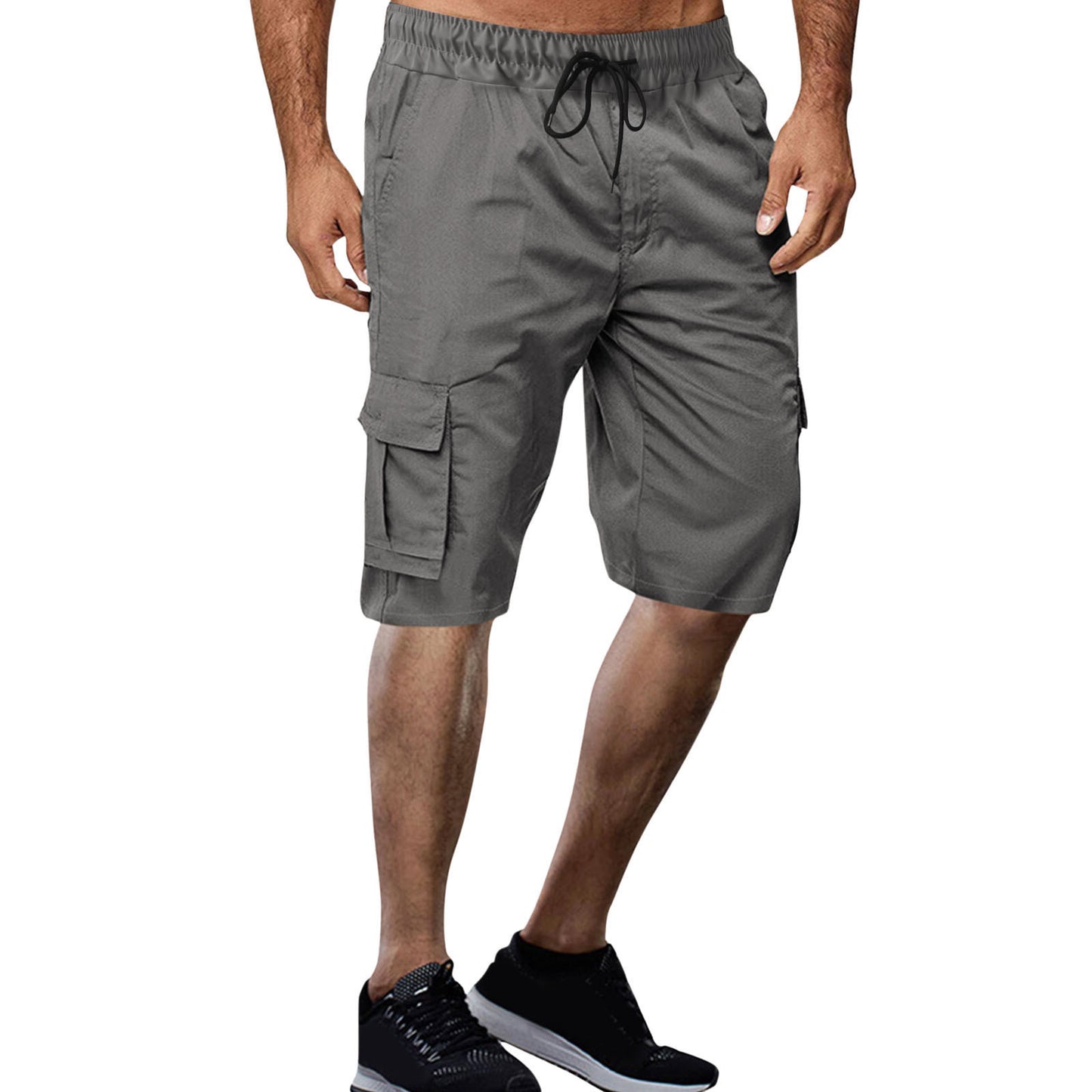 Fashion Sports Loose Multi-pocket Tether Shorts Men - globaltradeleader