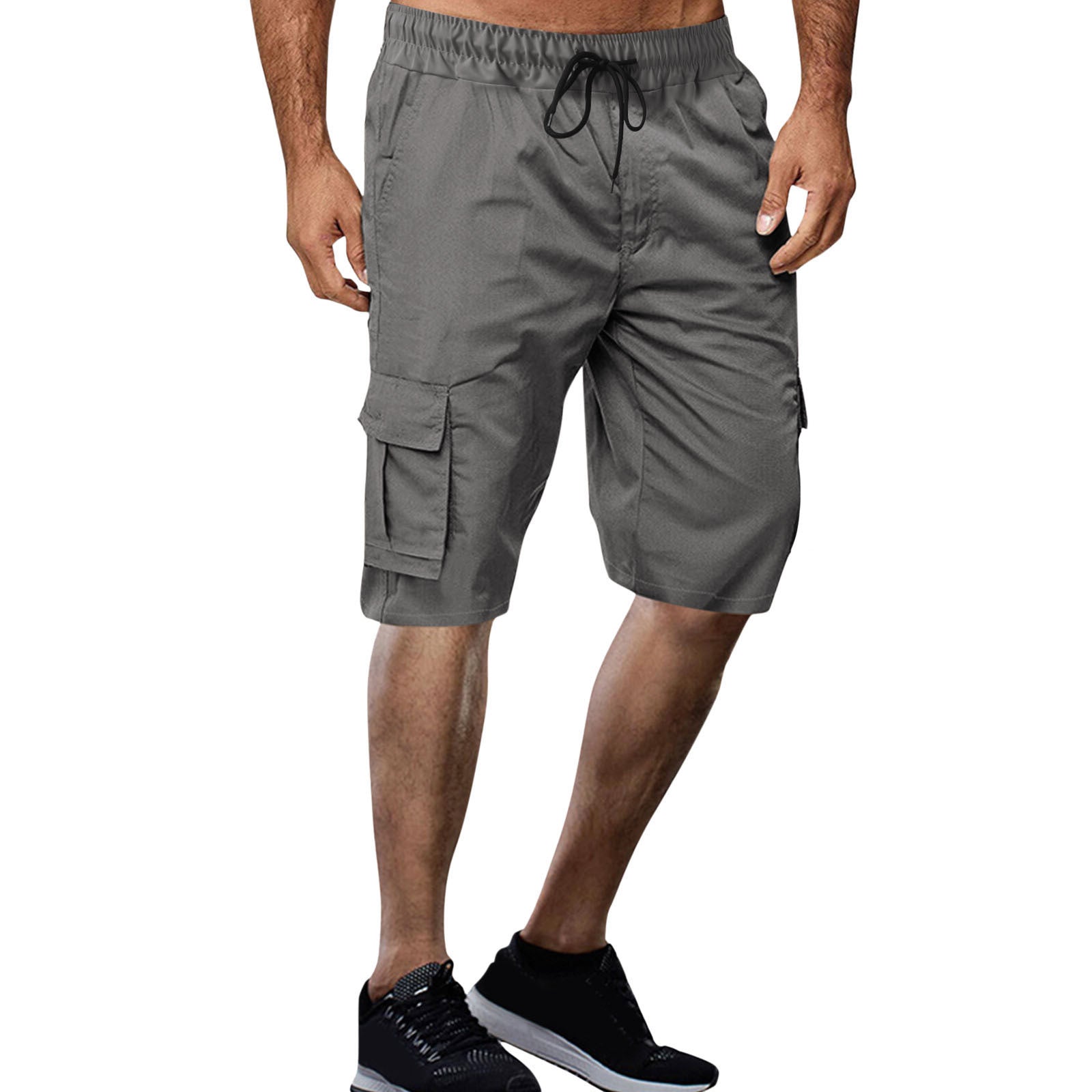 Fashion Sports Loose Multi-pocket Tether Shorts Men - globaltradeleader