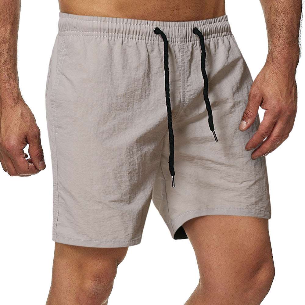 Summer Men's Shorts Candy Color Waterproof Quick-drying Knee Length Pants - globaltradeleader