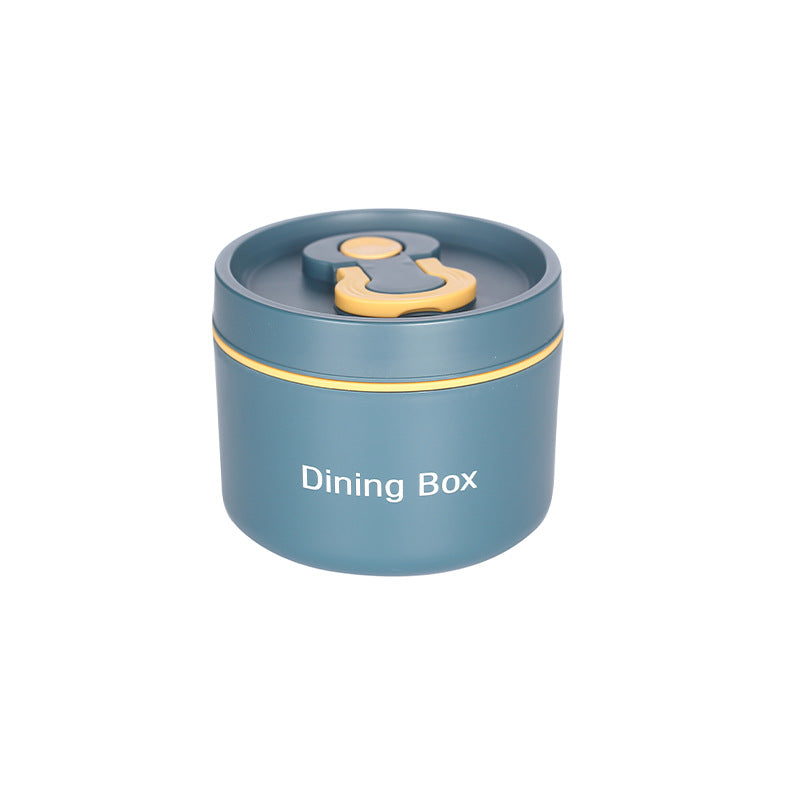 304 Stainless Steel Thermal Insulation Lunch Box Office Worker Lunch Box With Lid Soup Bowl Cup Portable