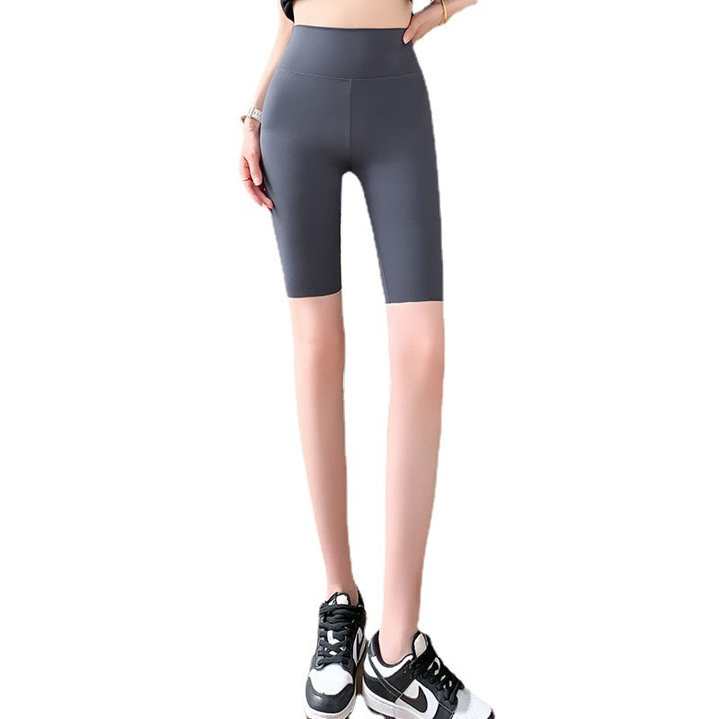 High Waist Shaping Weight Loss Pants Tight Five Points - globaltradeleader