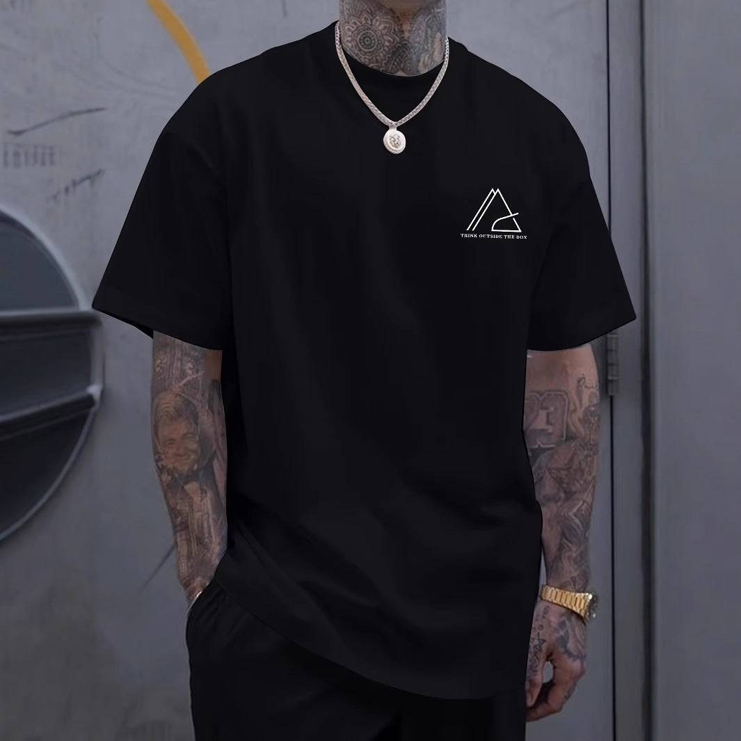 Creative Geometric Youth Printed Short Sleeve - globaltradeleader