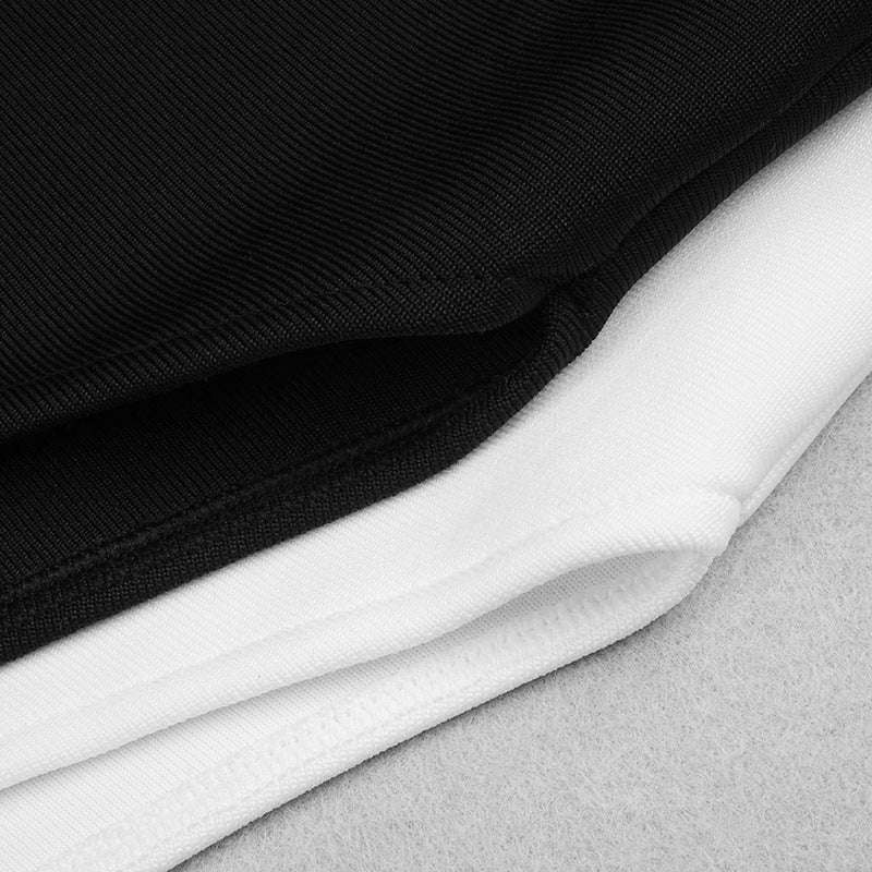 European And American New Style Puff Sleeve Mesh Gauze Strapless Sexy Dress Ladies Tube Top Slit Ladies Evening Dress - globaltradeleader