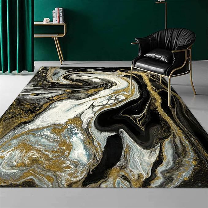 Simple Marble Light Luxury Crystal Velvet Carpet - globaltradeleader
