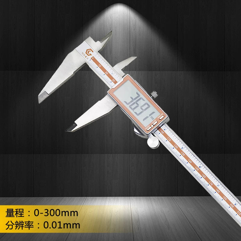 Large Screen Electronic Digital Caliper 0-150/200/300mm High Precision 0.01 Vernier Caliper Metal Shell