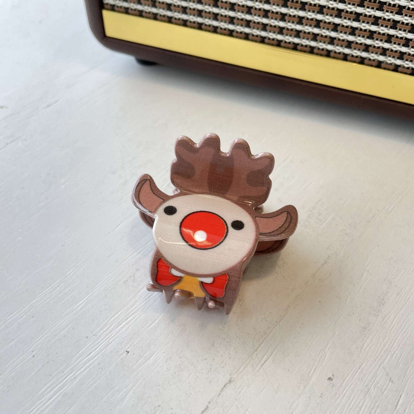 Christmas Grip Snowman Barrettes Personality Back Head