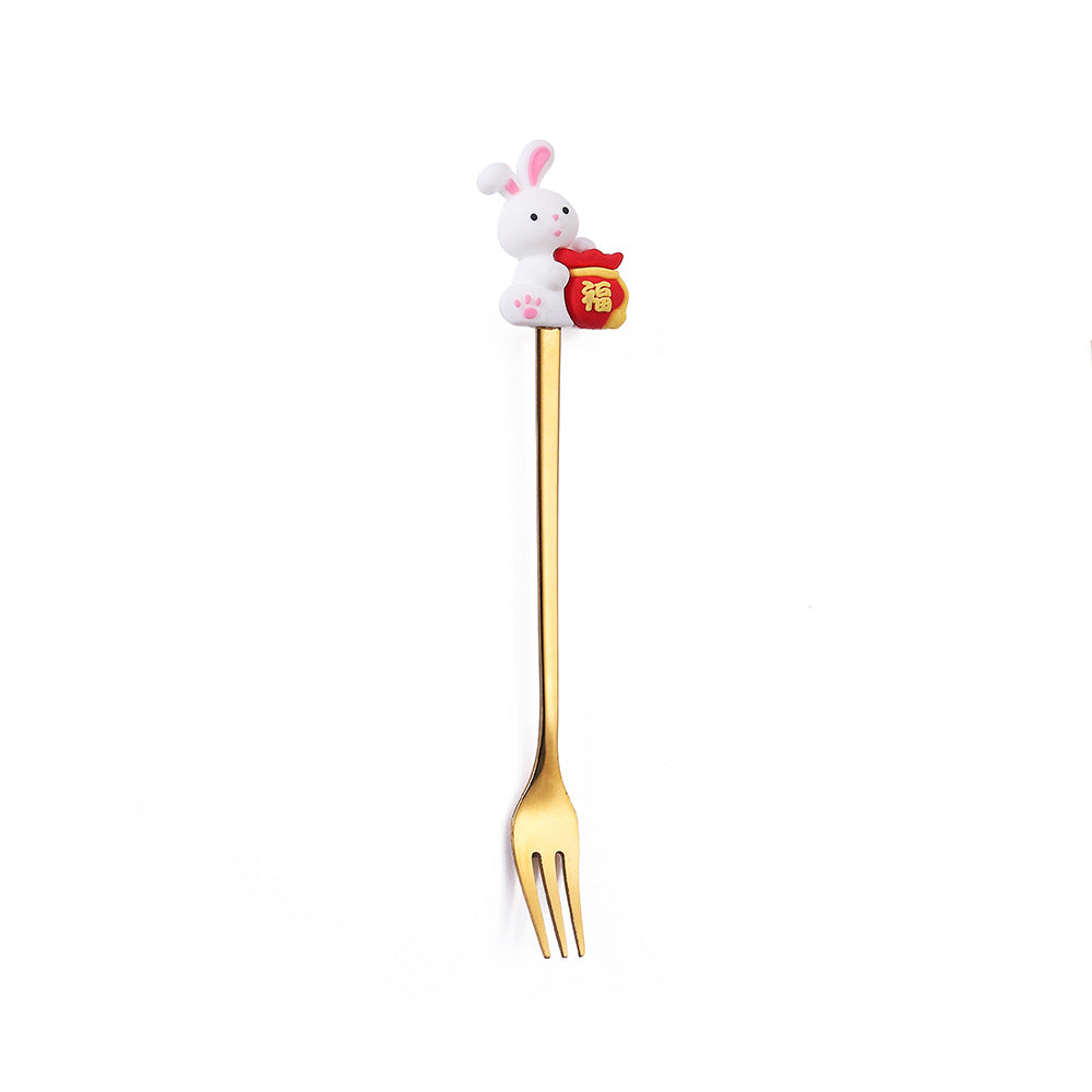 Christmas Cartoon Tableware Cat's Paw Spoon