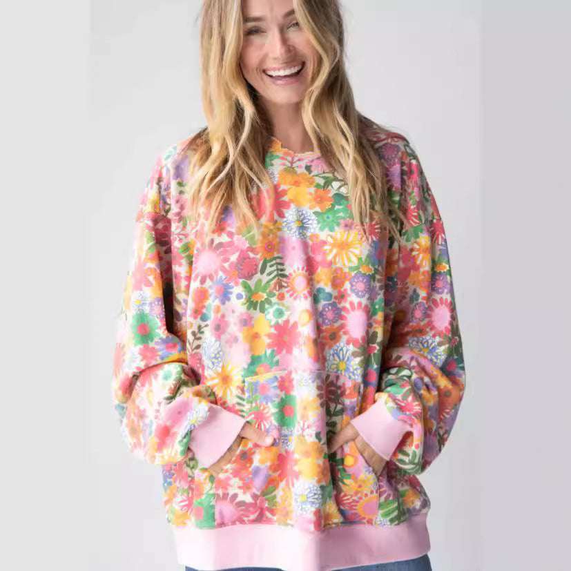 Women's Digital Printed Hoodie - globaltradeleader