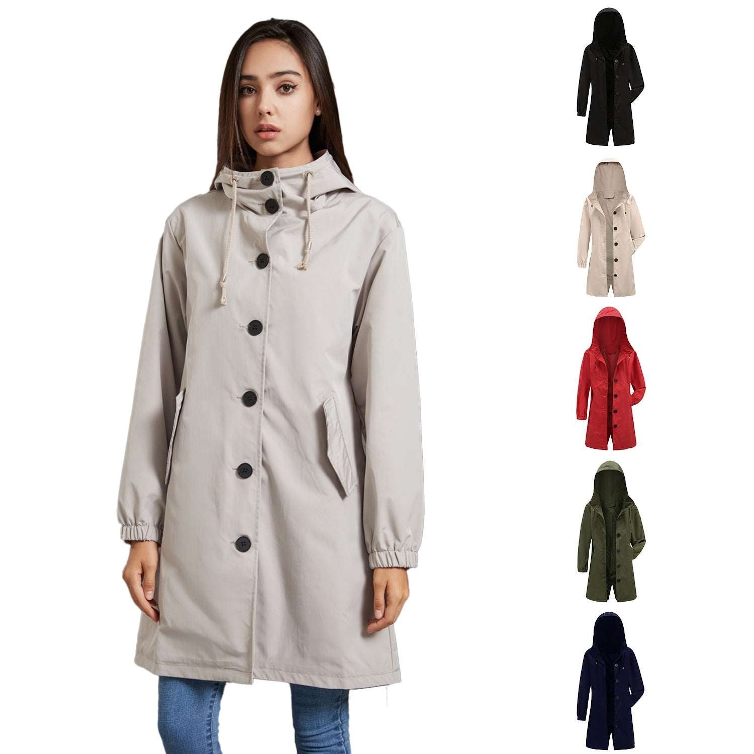 Waterproof Anorak Women's Casual Long Coat - globaltradeleader