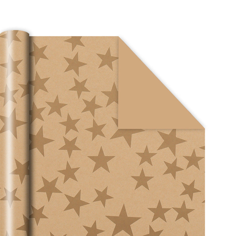 Christmas Cowhide Color Printing Printed Gift Paper