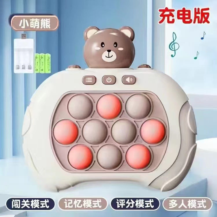 The Second-generation Speed Push Game Machine Presses The Music Puzzle To Break Through The Decompression Artifact Boy And Girl Training Reaction Concentration Toy
