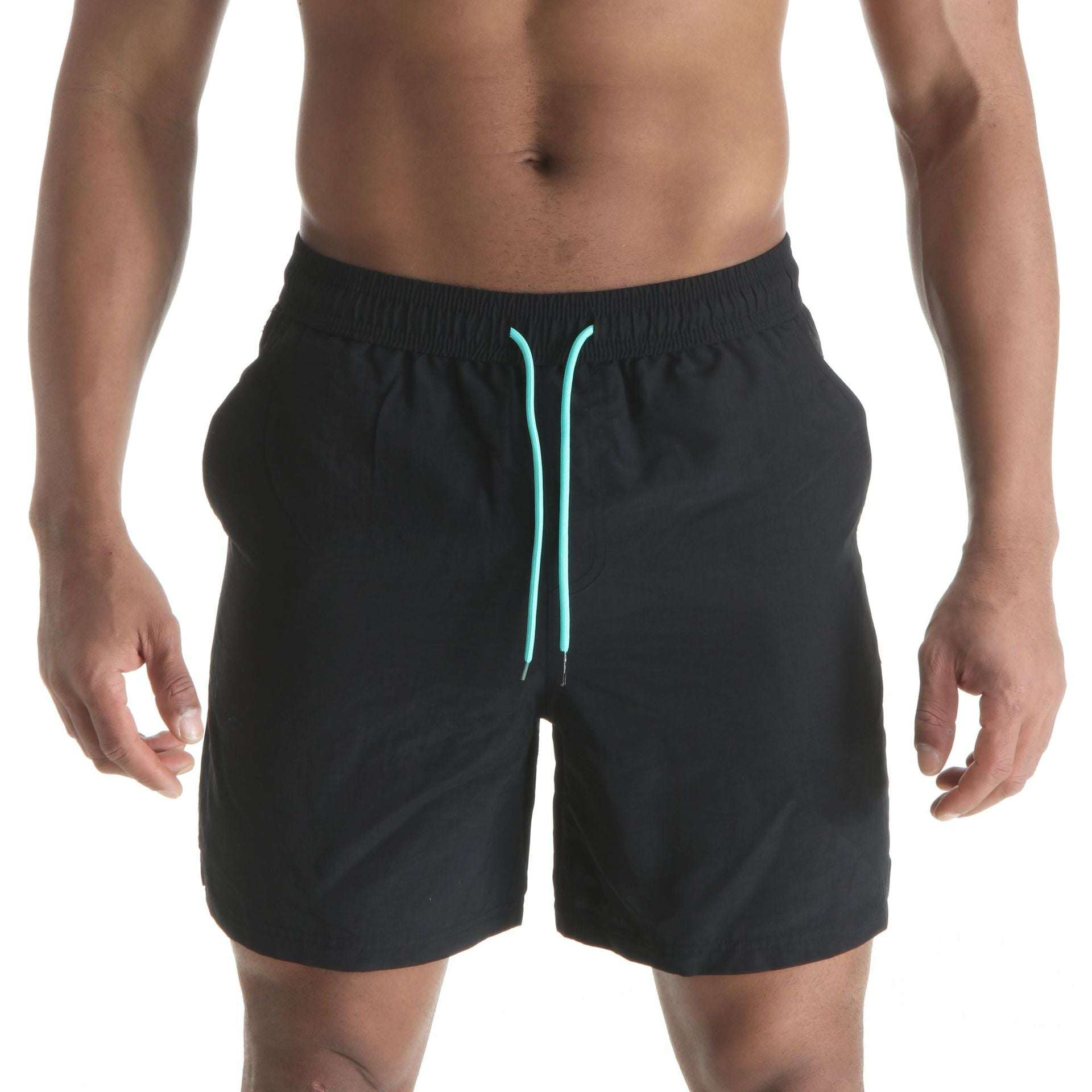 Men's Contrast Color Waterproof Quick-dry Casual Shorts - globaltradeleader