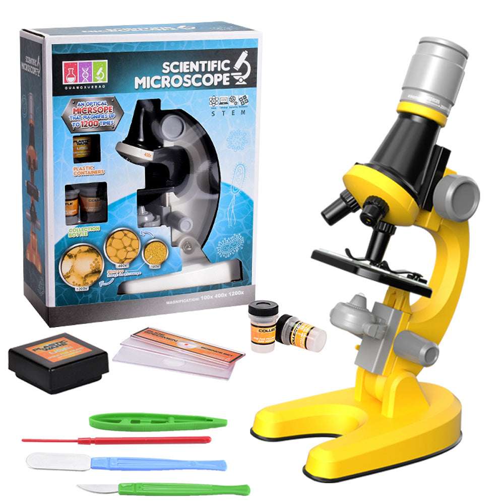 Children's Microscope Scientific Biological Specimen Educational Toys - globaltradeleader