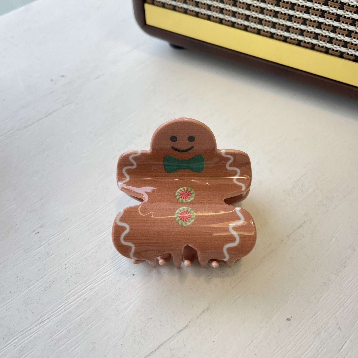 Christmas Grip Snowman Barrettes Personality Back Head