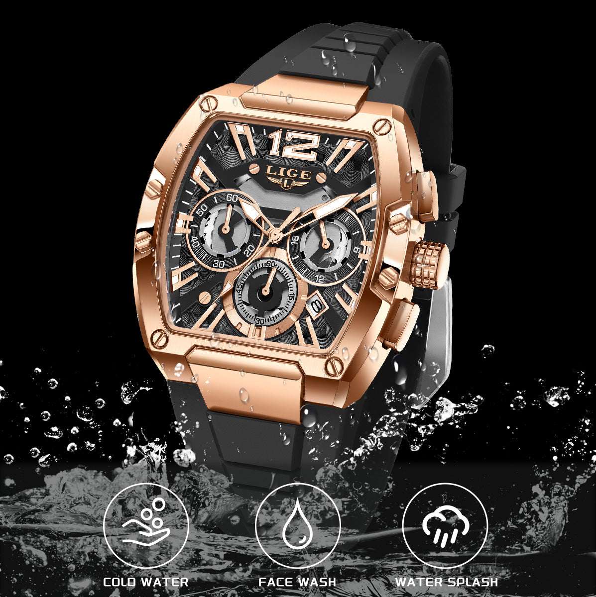 Sports Watch Multifunctional Waterproof Luminous Calendar - globaltradeleader
