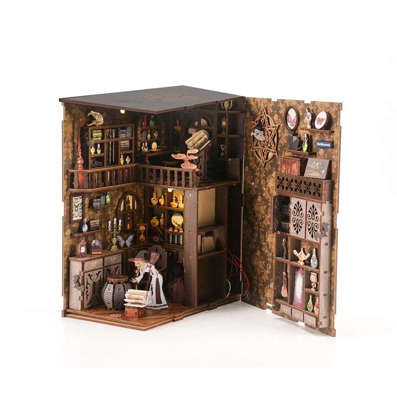 3d Handmade Wooden Assembly Book Stand Creative - globaltradeleader