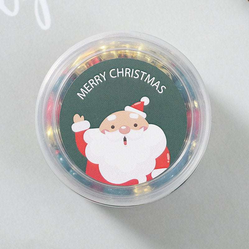 Creative Round Barrel Christmas Clip