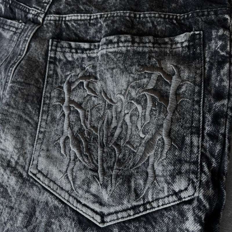 Jeans High Street Spider Embroidery Patch - globaltradeleader