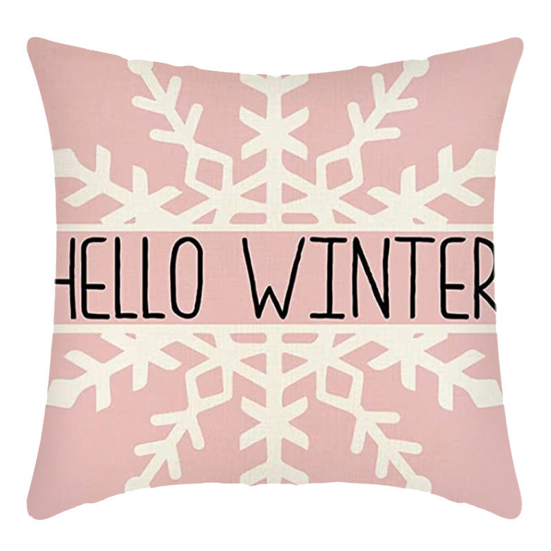 Home Decoration Printing Christmas Pillow Cover
