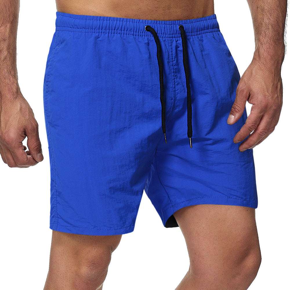 Summer Men's Shorts Candy Color Waterproof Quick-drying Knee Length Pants - globaltradeleader