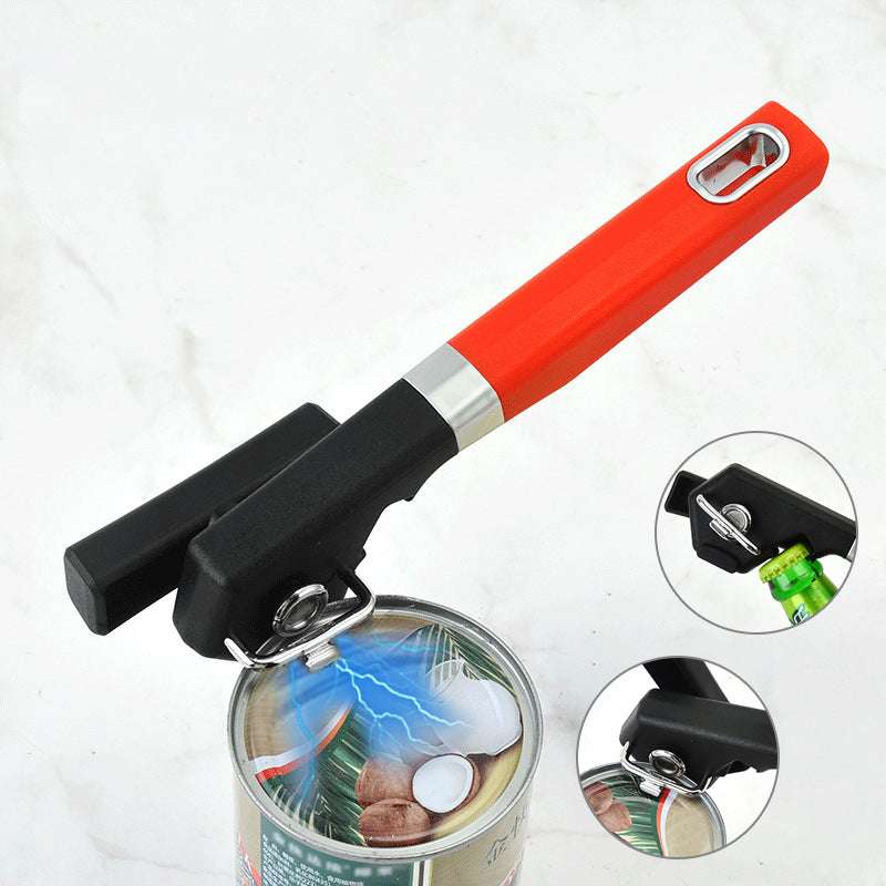 Manual Safety Can Opener Stainless Steel Can Opener Single Handle Side Open Lid Can Knife