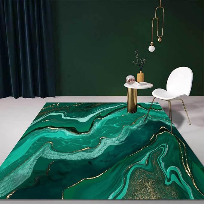 Simple Marble Light Luxury Crystal Velvet Carpet - globaltradeleader