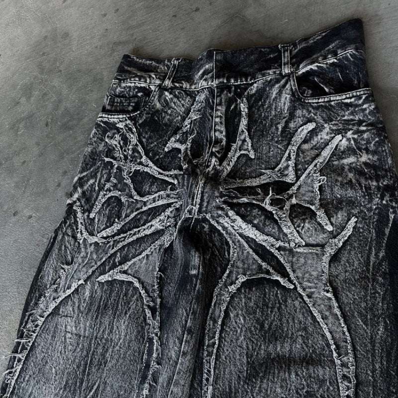 Jeans High Street Spider Embroidery Patch - globaltradeleader