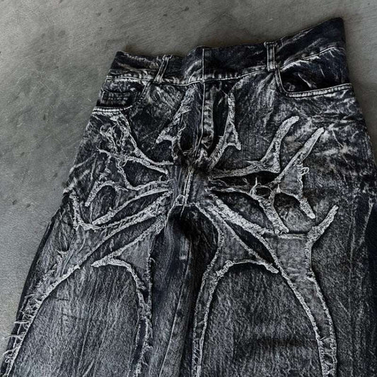 Jeans High Street Spider Embroidery Patch - globaltradeleader