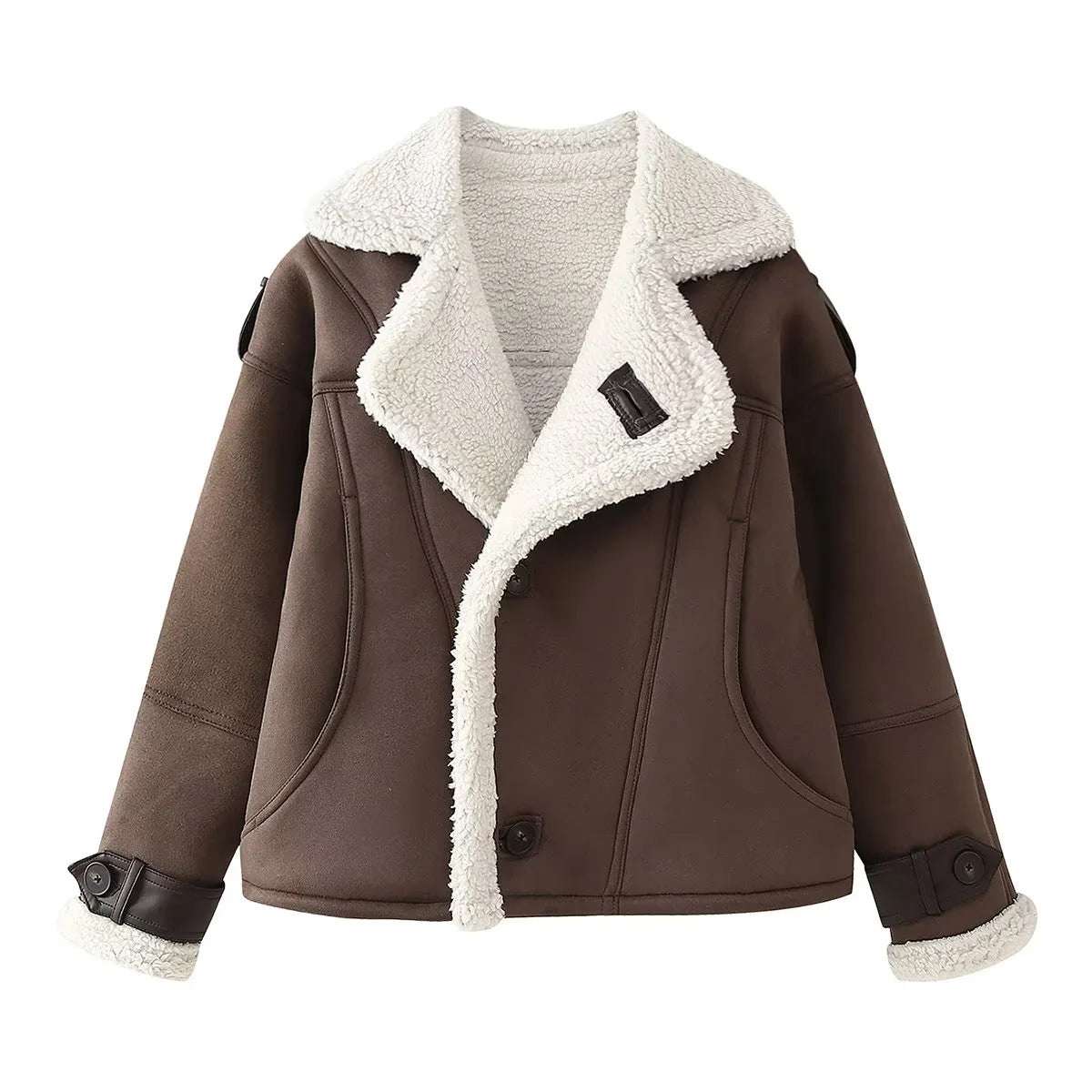 Women's Explosions Thickened Autumn And Winter Lamb Wool Warm Comfortable Casual Jacket