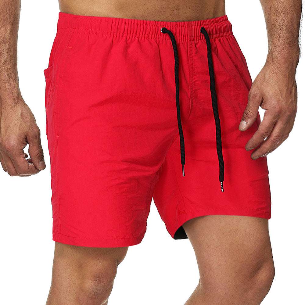 Summer Men's Shorts Candy Color Waterproof Quick-drying Knee Length Pants - globaltradeleader