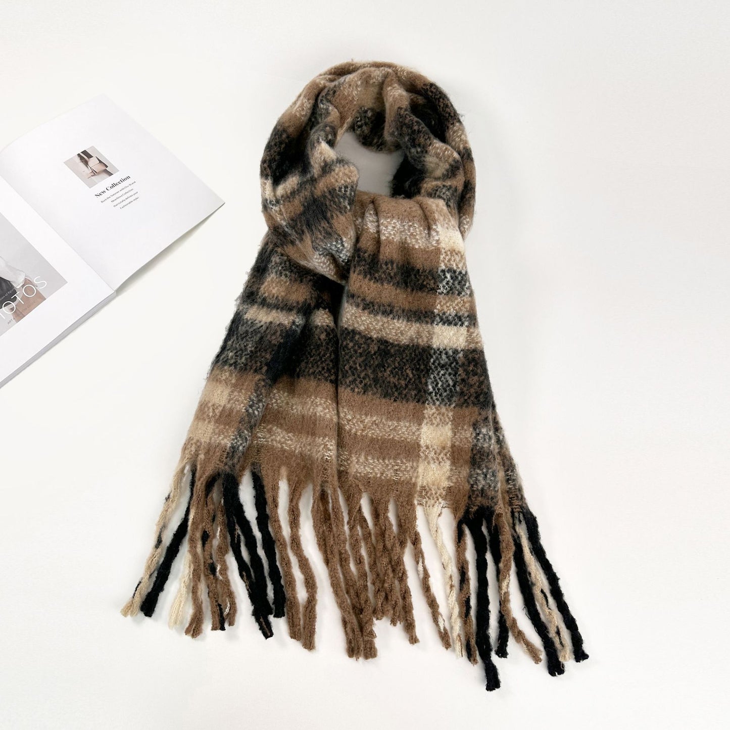 Haima Fur Scarf For Women All-match High Sense