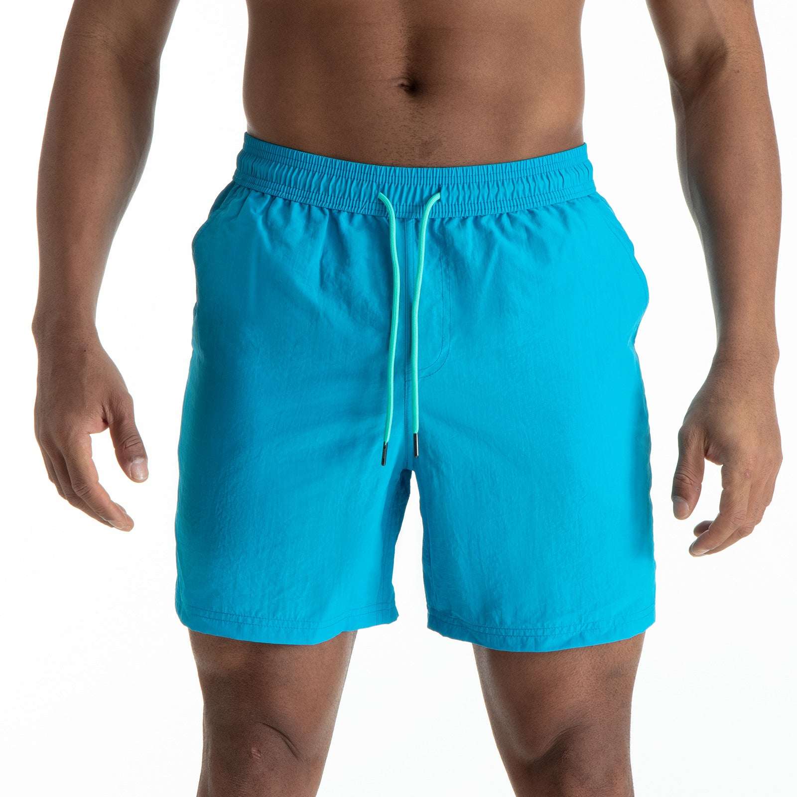 Men's Contrast Color Waterproof Quick-dry Casual Shorts - globaltradeleader