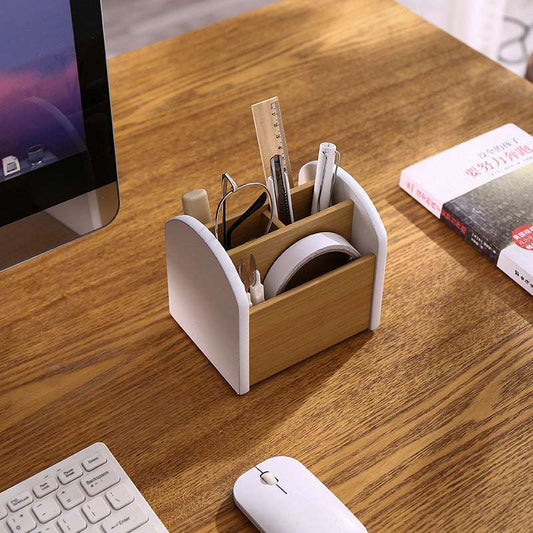 Creative Desktop Rotatable Remote Control Storage Box Storage Rack Creative Home Simple Storage Holder Sundries Finishing Box