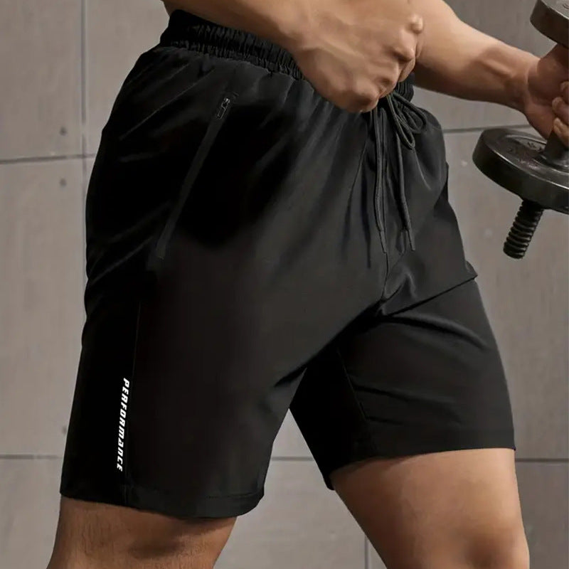 Men's Outdoor Ice Silk Loose Quick-drying Sports Shorts - globaltradeleader