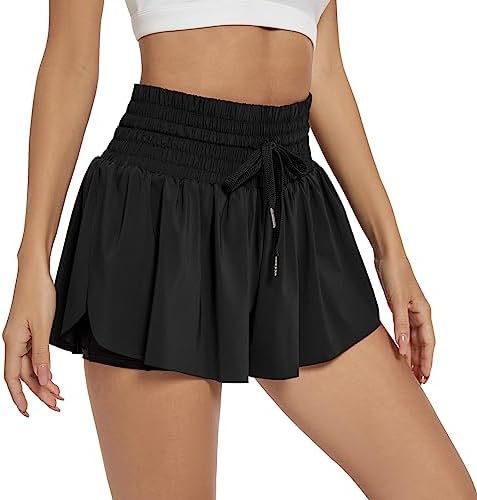 Women's Solid Color Elegant Sports High Waist Shorts - globaltradeleader