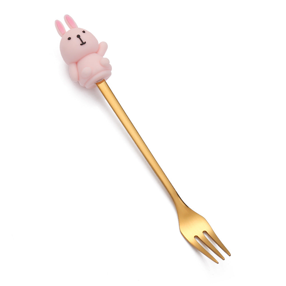 Christmas Cartoon Tableware Cat's Paw Spoon