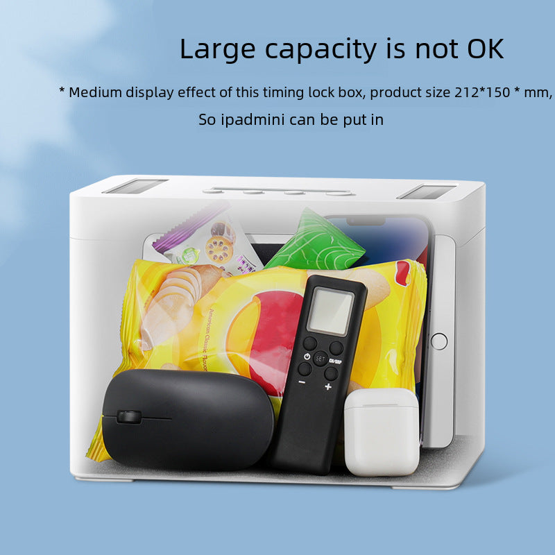 Smart Lock Box Student Postgraduate Entrance Examination Mobile Phone Lock Self-discipline Box To Quit Internet Addiction To Quit Mobile Phone Addiction Time Management Artifact