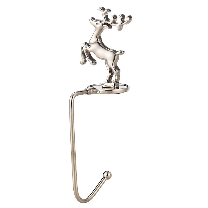 Fashion Simple Christmas Fireplace Socks Hook