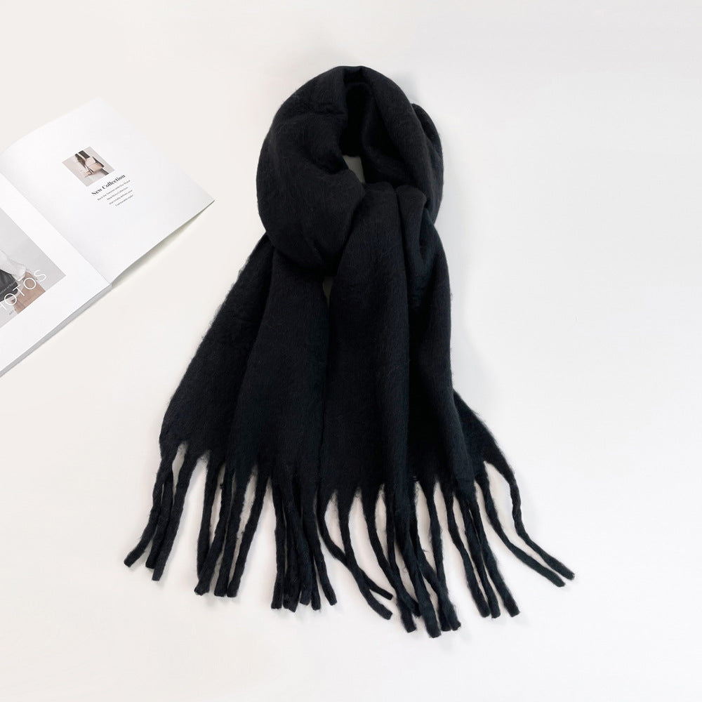 Haima Fur Scarf For Women All-match High Sense