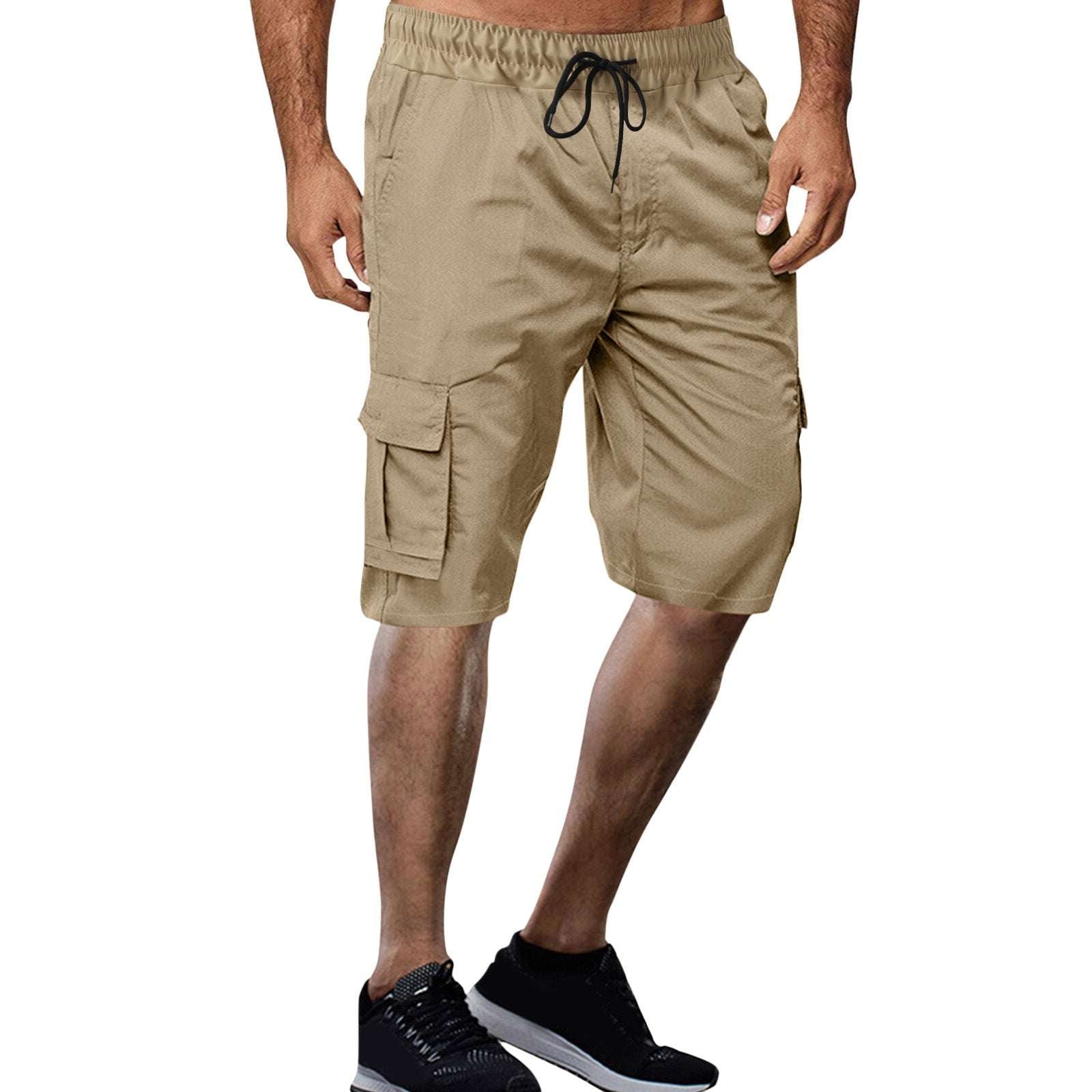 Fashion Sports Loose Multi-pocket Tether Shorts Men - globaltradeleader