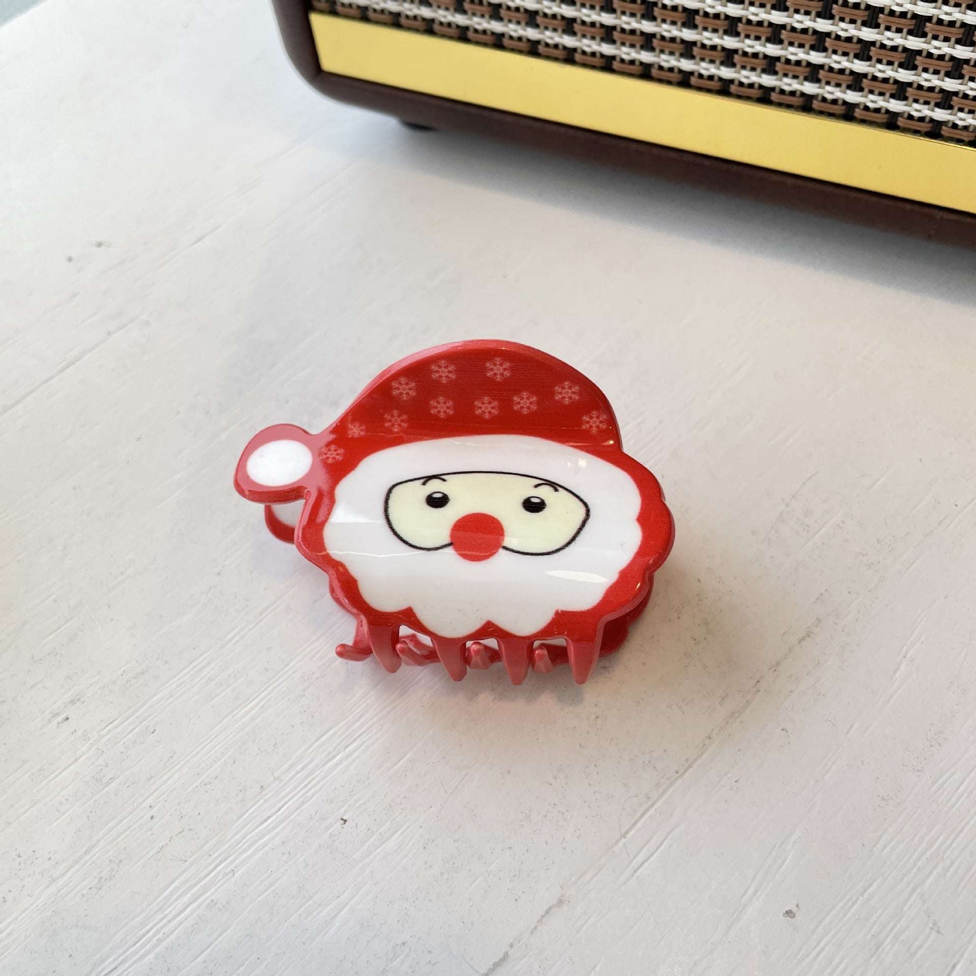 Christmas Grip Snowman Barrettes Personality Back Head