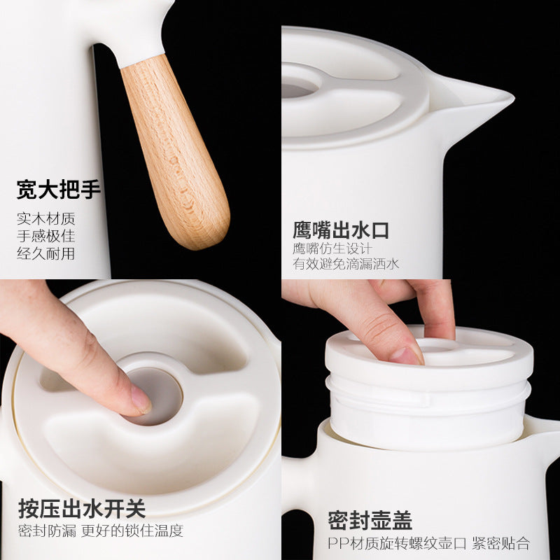 Insulation Kettle Coffee Pot Household Kettle Vacuum Glass Linern Thermos  Advertising Gift Kettle