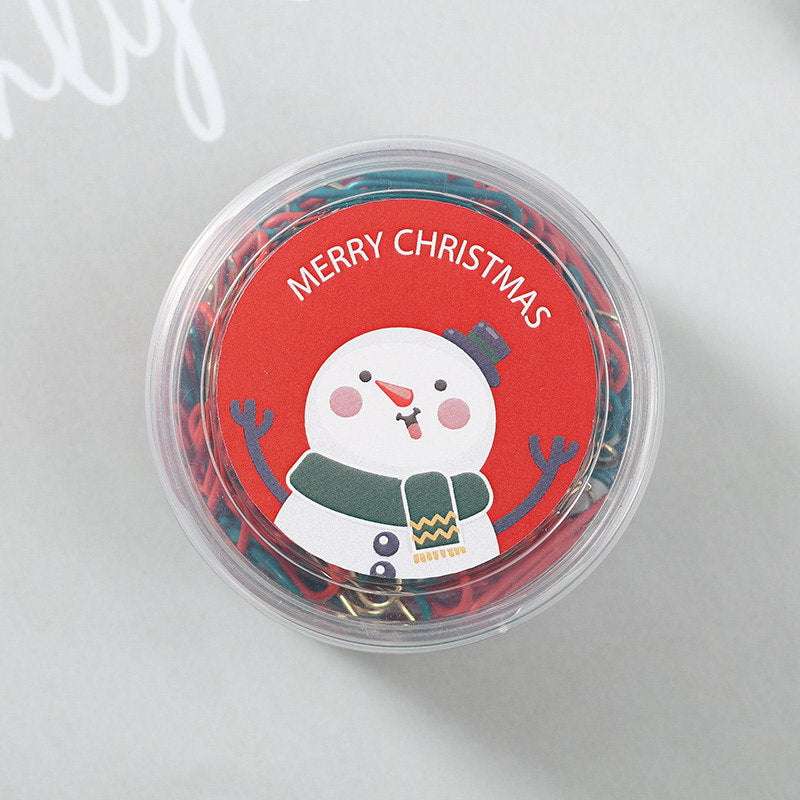 Creative Round Barrel Christmas Clip