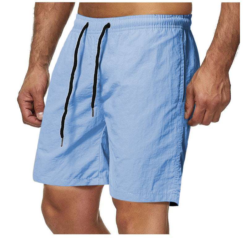 Summer Men's Shorts Candy Color Waterproof Quick-drying Knee Length Pants - globaltradeleader