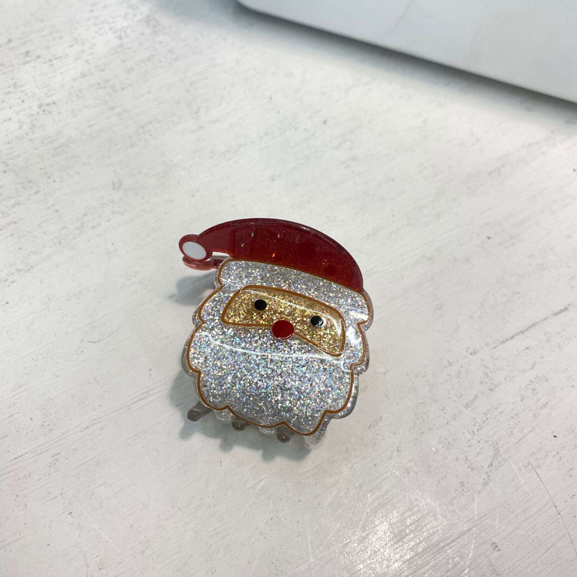 Christmas Grip Snowman Barrettes Personality Back Head