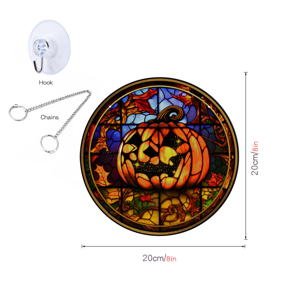 Halloween Pumpkin Bat Ghost Acrylic Hang Decorations