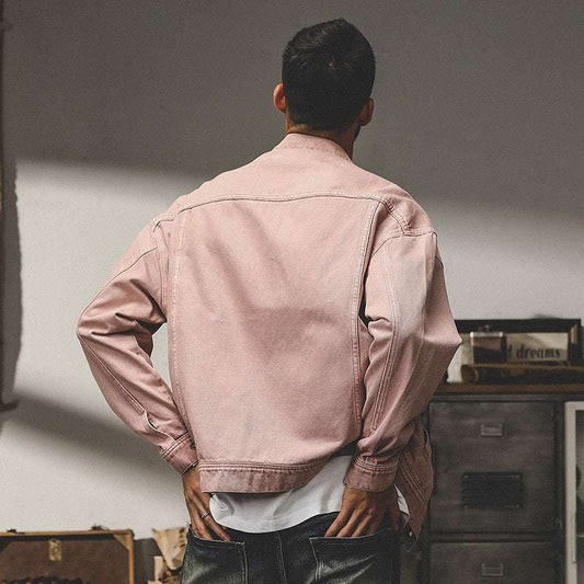 Fashion American Classic Vintage Denim Jacket Men - globaltradeleader