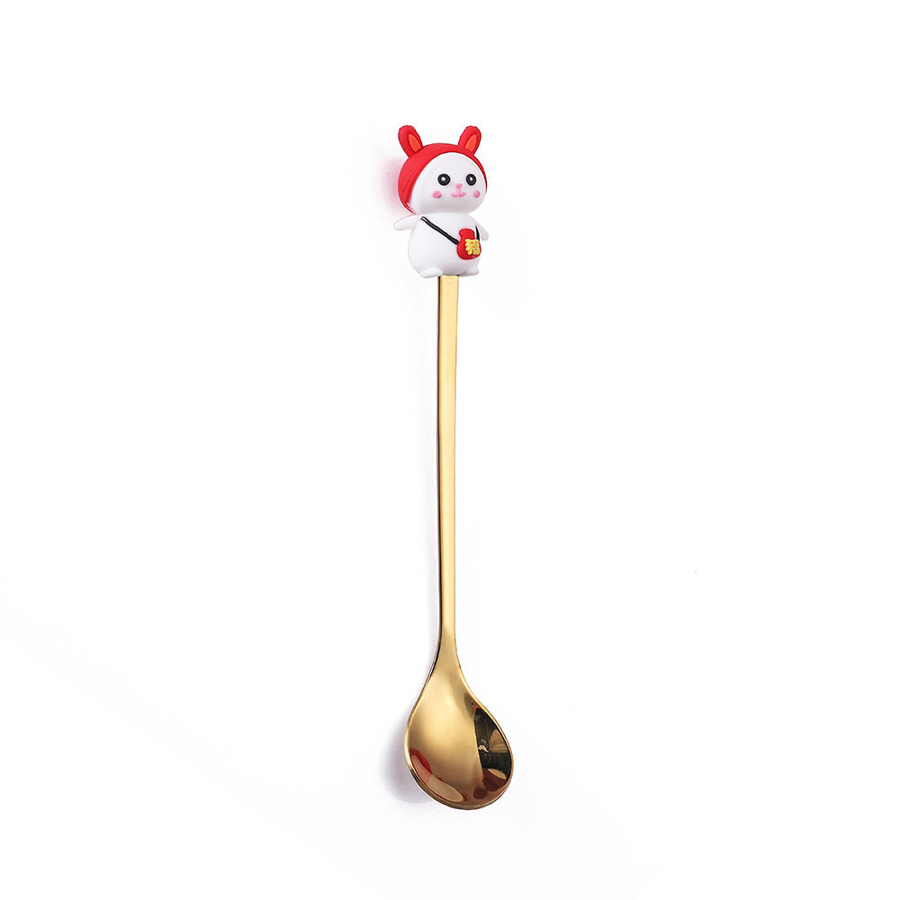 Christmas Cartoon Tableware Cat's Paw Spoon