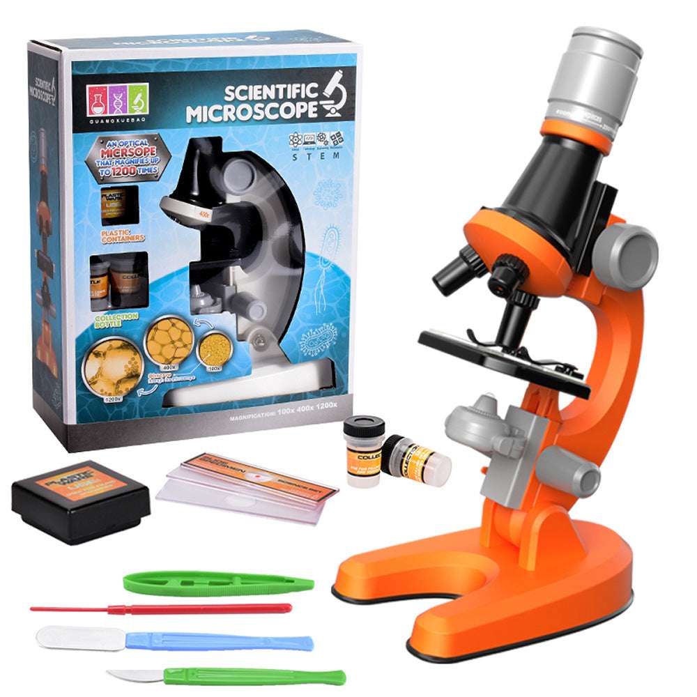 Children's Microscope Scientific Biological Specimen Educational Toys - globaltradeleader