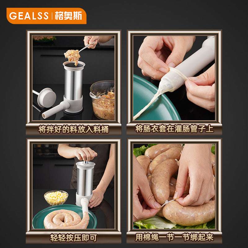 Large Manual Enemator Large Capacity Household Multifunctional Enema Artifact Small Handmade Sausage Machine